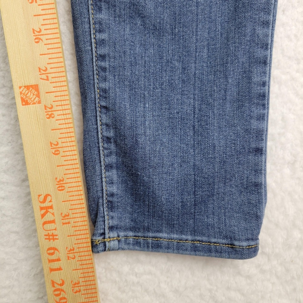 Just Black Jeans Womens 31 Blue Skinny Stretch Denim High Rise Made in USA BP03 - Picture 5 of 12